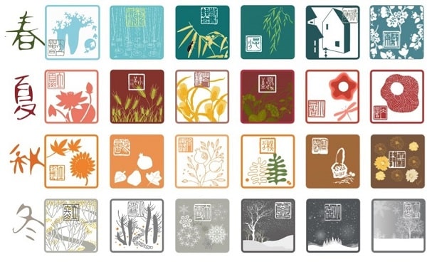 24 điểm đặc biệt ứng với 24 tiết khí trong năm