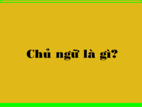 Chủ ngữ là gì?