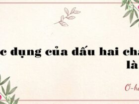 Tác dụng của dấu hai chấm là gì?