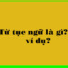 Tục ngữ là gì?